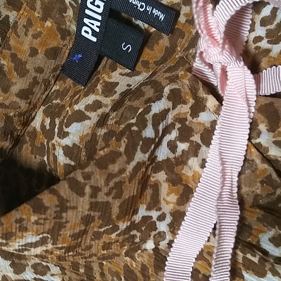 NWOT. PAIGE animal print top. - Picture 11 of 15